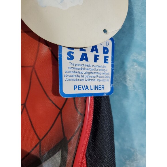 2008 Marvel Spiderman Dome Shaped Insulated Lunch Bag/Box NWT Fab Starpoint - Picture 5 of 9